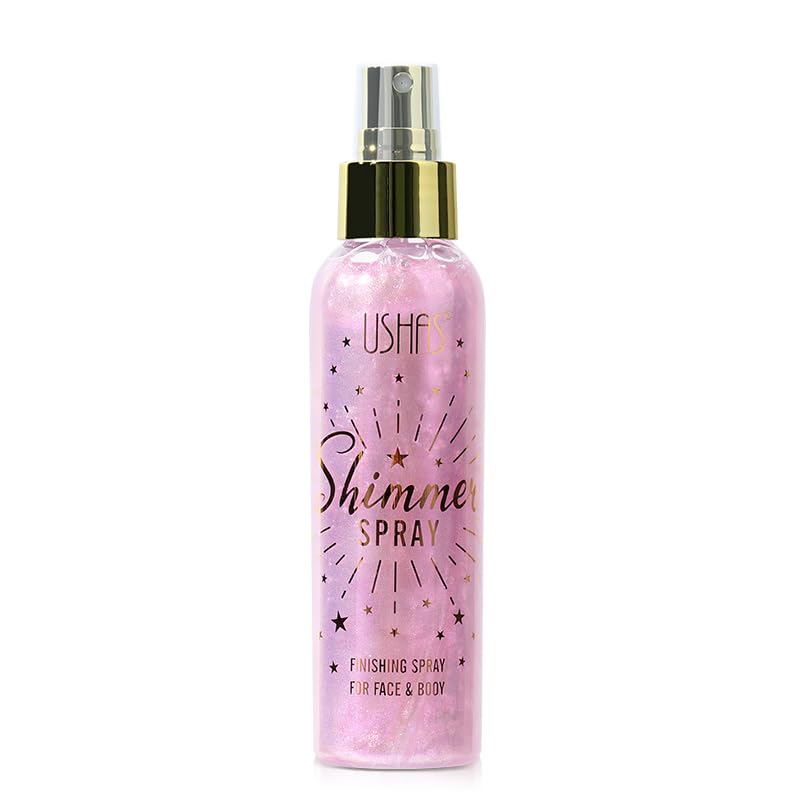 Amazon.com: USHAS Body Glitter Spray 3.72 fl.oz - Temporary